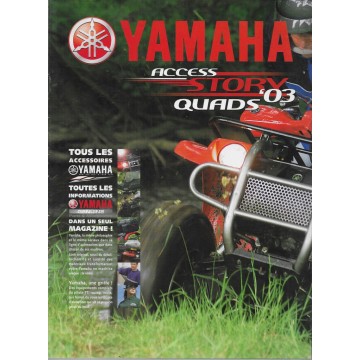 Catalogue gamme accessoires YAMAHA saison 2003