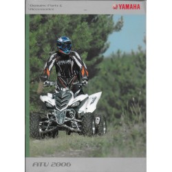 Catalogue gamme accessoires quads  YAMAHA de 2006