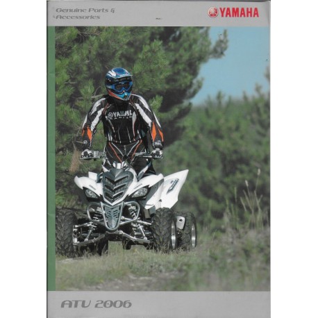 Catalogue gamme accessoires quads  YAMAHA de 2006