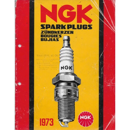 Catalogue bougies NGK de 1973