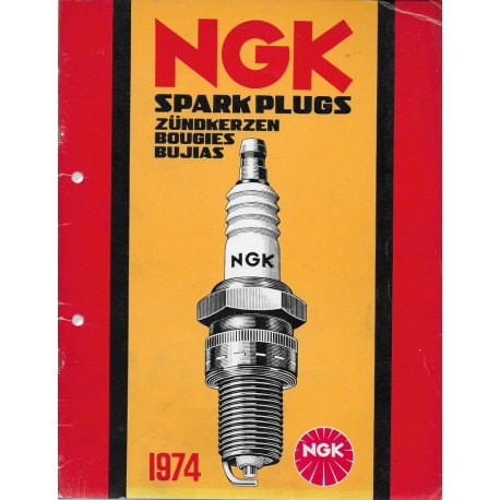 Catalogue bougies NGK de 1974