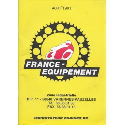 Catalogues France Equipement (août 1991)