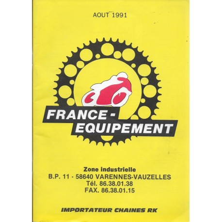 Catalogues France Equipement (août 1991)