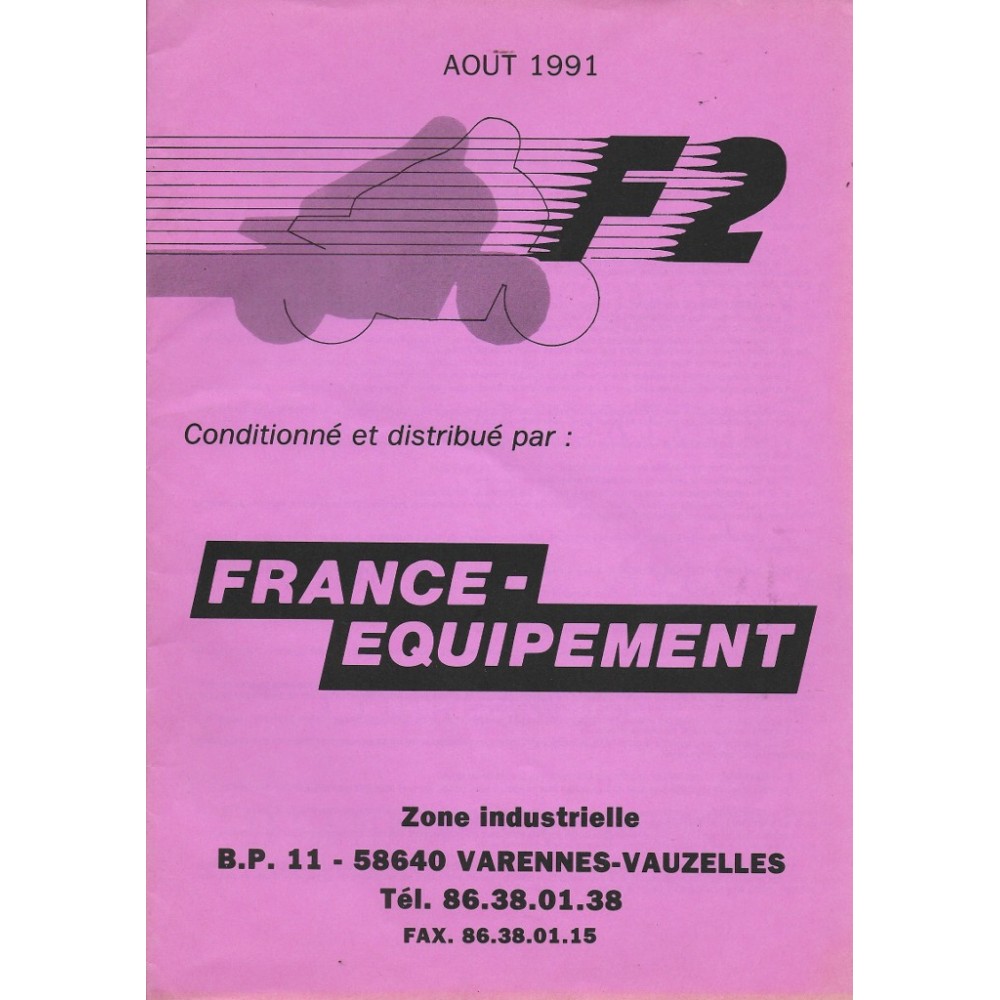 Catalogues France Equipement (août 1991)