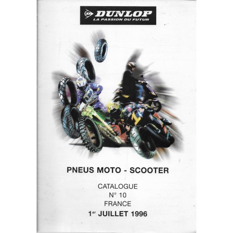 Catalogue pneus DUNLOP (07 / 1996)