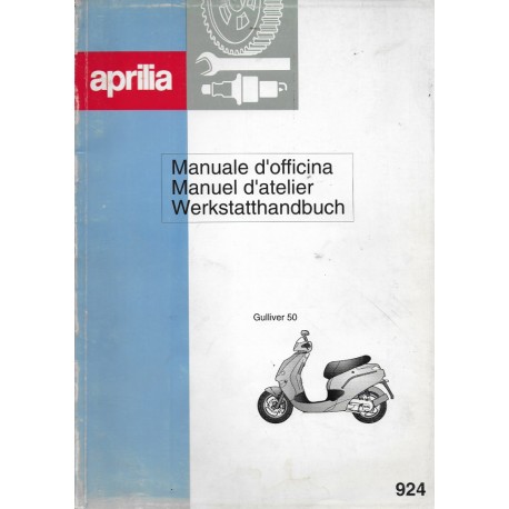APRILIA Gulliver 50 (manuel atelier 09 / 1995)