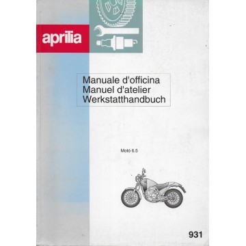 APRILIA Moto' 6.5 (manuel atelier 10 / 1996)