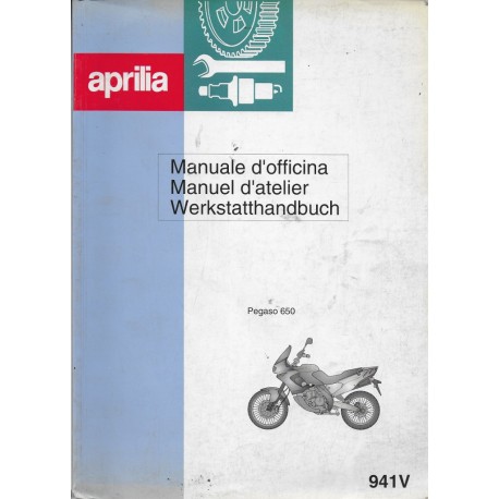 APRILIA Pégaso 650 (manuel atelier 1997)