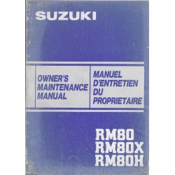 SUZUKI RM 80 H modèle 1983  (01 / 1983)