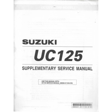 SUZUKI UC 125 Y  modèle 2000  (01 / 2000)