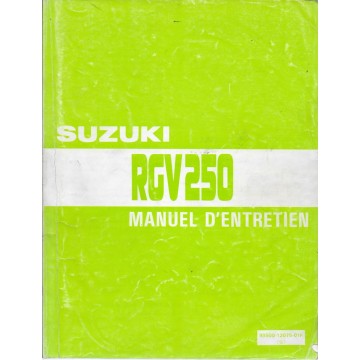 SUZUKI RGV 250 de 1989 à 1994 manuel atelier  (11 / 1994)