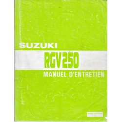 SUZUKI RGV 250 de 1989 à 1994 manuel atelier  (11 / 1994)