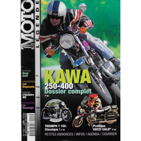 MOTO LEGENDE N° 103 juin 2000