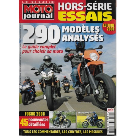 MOTO JOURNAL Hors Série ETE 2008