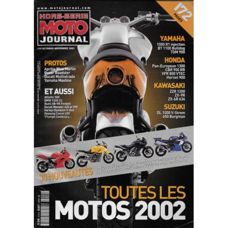 MOTO JOURNAL toutes les motos 2002