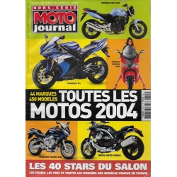 MOTO JOURNAL toutes les motos 2004