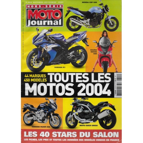 MOTO JOURNAL toutes les motos 2004