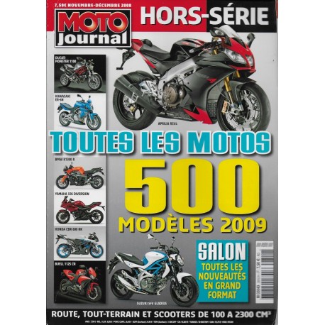 MOTO JOURNAL toutes les motos 2009