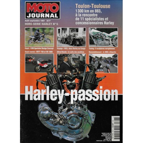MOTO JOURNAL Hors Série "HARLEY" (08 / 09 / 1997)