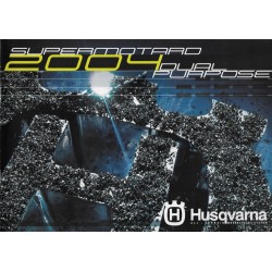 Catalogue gamme motos HUSQVARNA de 2004
