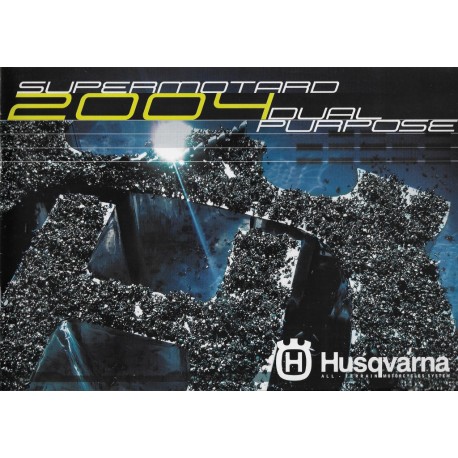 Catalogue gamme motos HUSQVARNA de 2004
