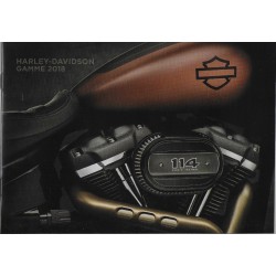 Catalogue gamme customs Harley Davidson de 2018