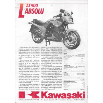 Prospectus Spécial Salon 1984 KAWASAKI