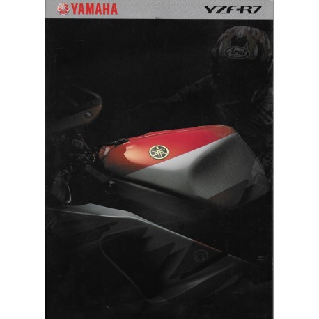 Prospectus YAMAHA YZF-R7 de 1999