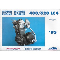 Manuel atelier moteur KTM 400 / 620 LC4 de 1995