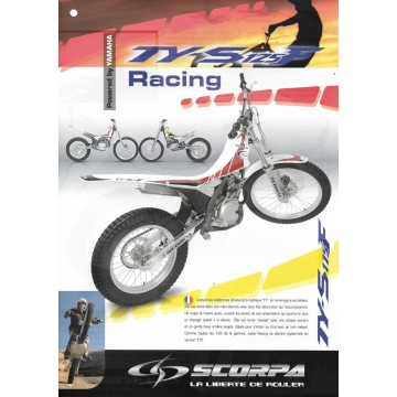 SCORPA TY-S 125F Racing / TY-175F Racing  (prospectus)