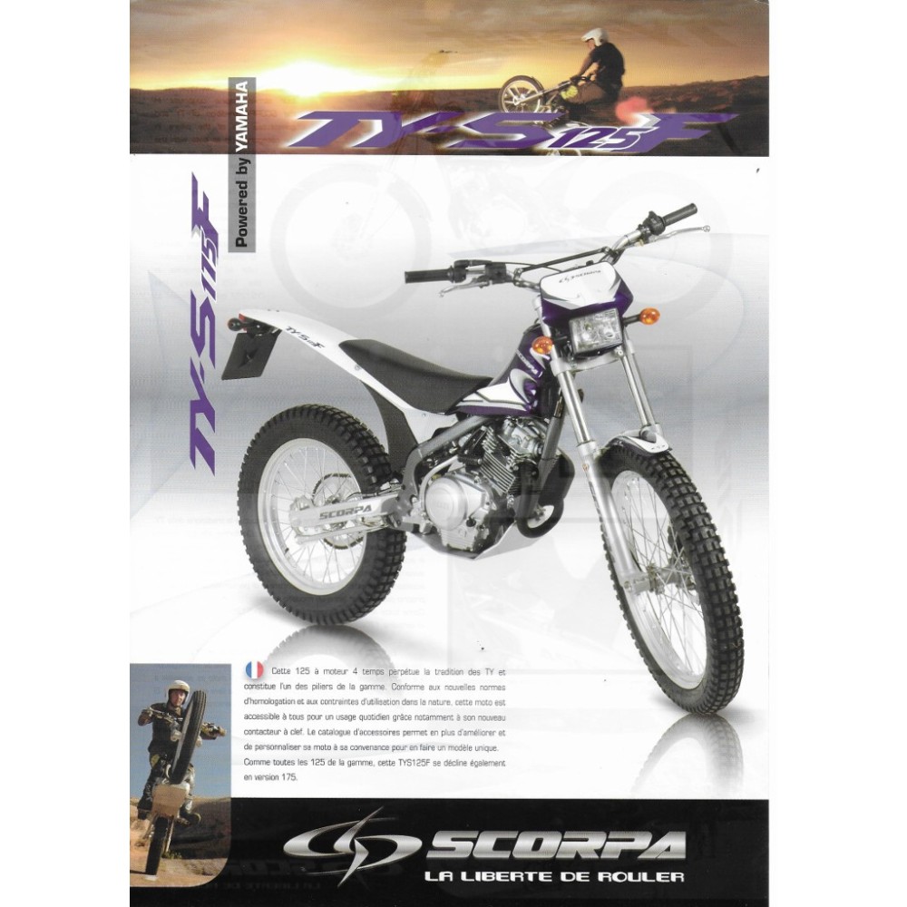 SCORPA (catalogue de 5 prospectus de la gamme)