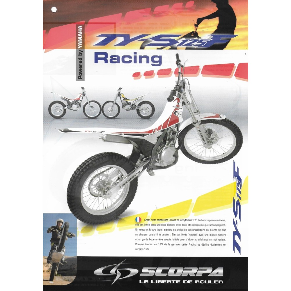 SCORPA (catalogue de 5 prospectus de la gamme)