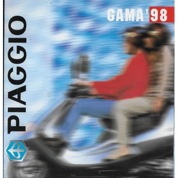 PIAGGIO gamme complète 1998 (prospectus en italien)