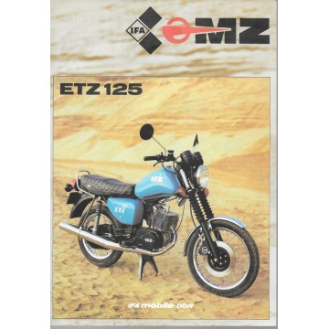MZ 125 ETZ 1987 (prospectus en français)