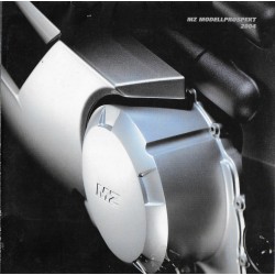 MZ gamme motos 2004 (affiche en allemand)