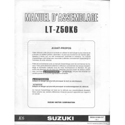 SUZUKI LT-Z50K6 (manuel assemblage Août 2005)