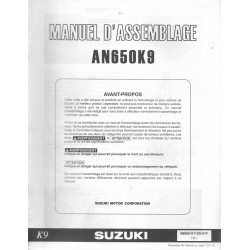 SUZUKI AN 650 K9 de 2009 (manuel assemblage 11 / 2008)