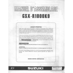 SUZUKI GSX-R 1000 K9 de 2009 (manuel assemblage 02 / 09)