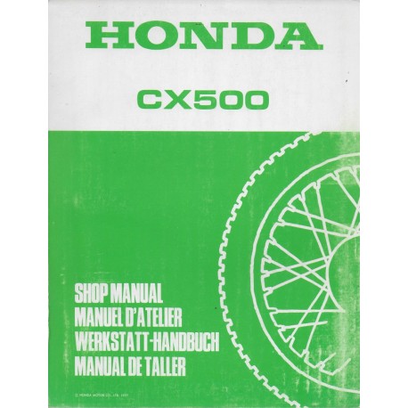 HONDA CX 500 (Manuel de base)