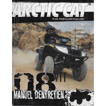 ARTIC CAT Quad VTT  400 / 500 / 650 / 700 de 2008