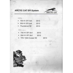 ARTIC CAT EFI System (notes internes atelier) 2010