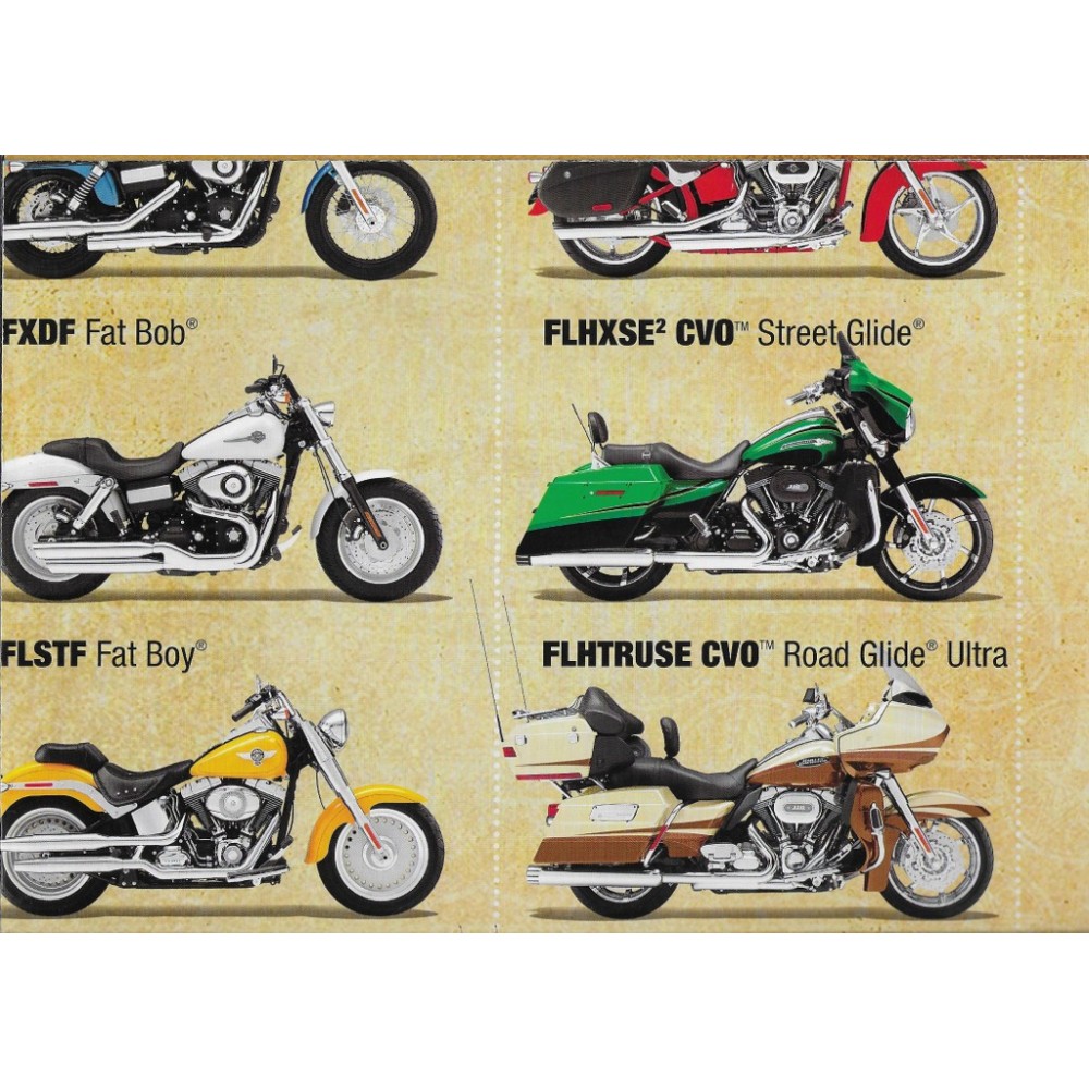 Harley-Davidson Poster de la Gamme 2011 (FREEWAY)