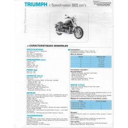 TRIUMPH Speedmaster 865cc (2008-10) Fiche technique RMT