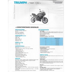TRIUMPH TIGER 1050 (2006-2010) fiche technique RMT