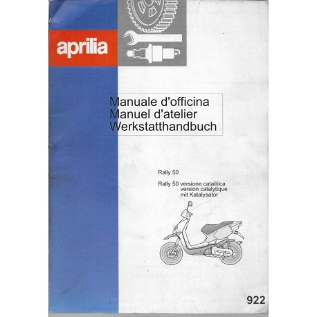 APRILIA Rally 50 / Rally 50 version catalysée (11 / 1996)