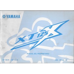 YAMAHA XT 125 X / XT 125 R de 2006 (manuel en espagnol)
