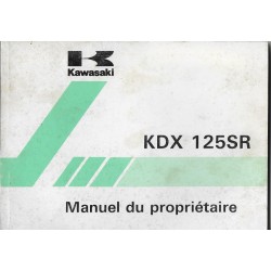 KAWASAKI KDX 125 SR (A3 et B3) janvier 1992)