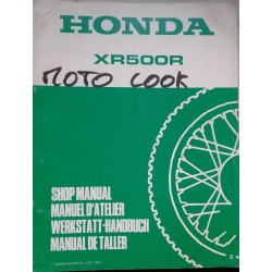 HONDA XR 500 RE (manuel additif janvier 1984)