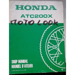 HONDA ATC 200 XG de  1986 (Manuel de base 04 / 1986)