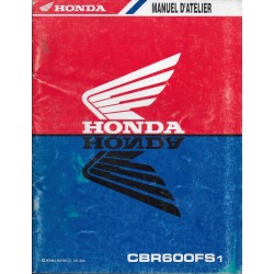 HONDA CBR 600 FS1 de 2001 (Manuel atelier additif 02 / 2001)